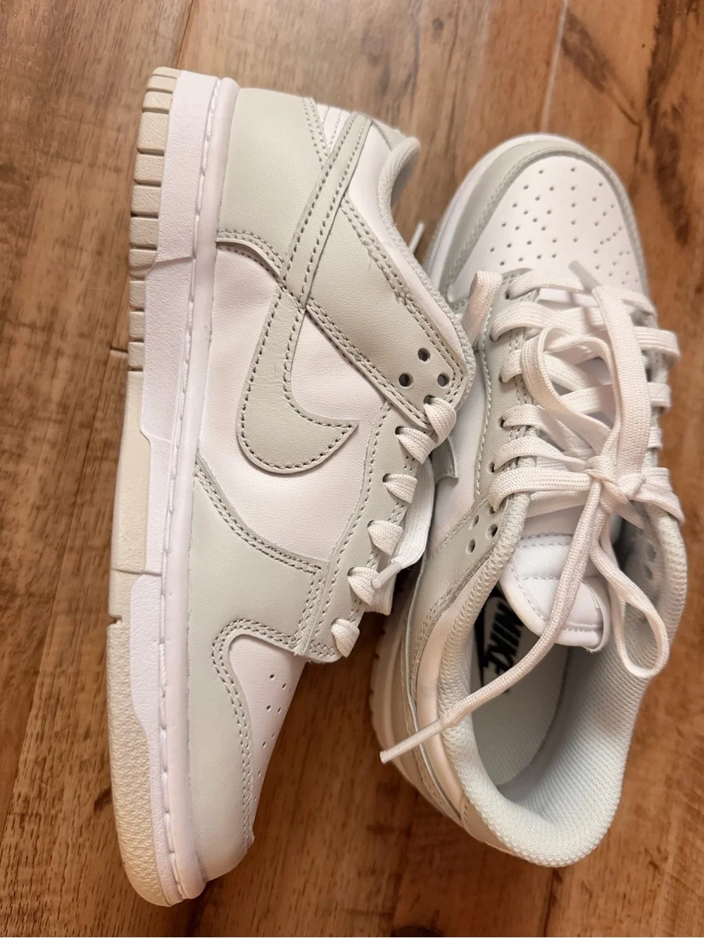 Nike Woman Sneakers in Cream and White